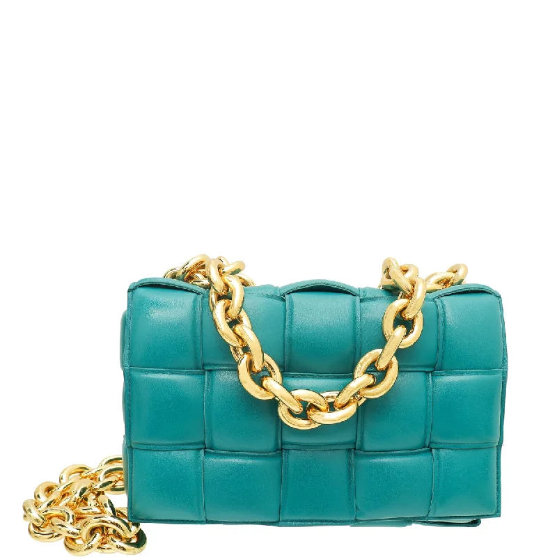  Trendy & Timeless Bags, Now On SaleLuxury Bags On Sale Bottega Veneta Teal Cassette Flap Bag