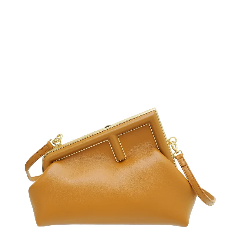  Upgrade Your Look With Fashionable BagsSporty Fashion Offers Fendi Tan First Small Bag