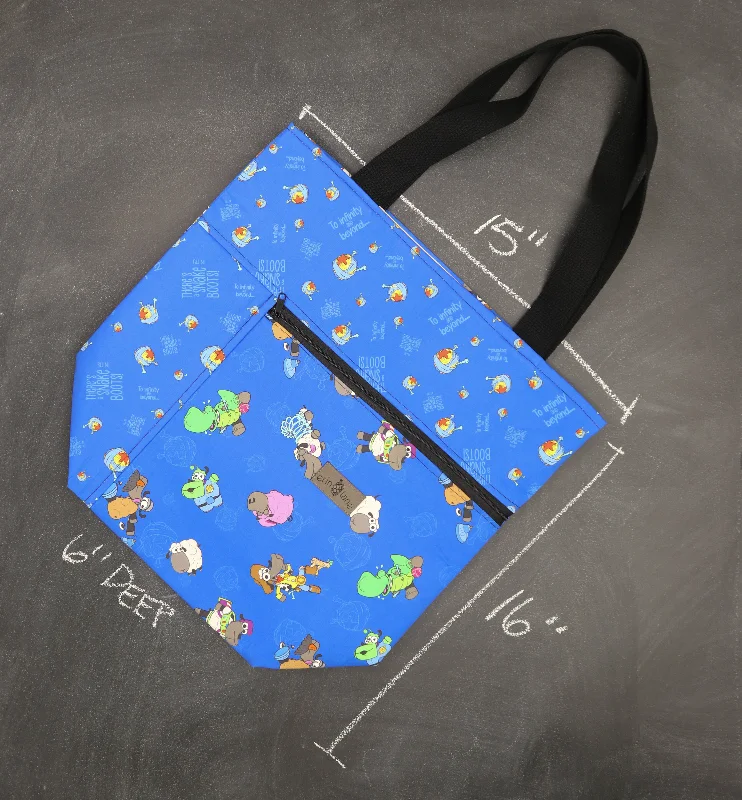  Trendy Purses At Unbeatable DiscountsComfortable Chic Worth Doing Tote Bag for Knitting and Crochet in Toy Story Sheeple