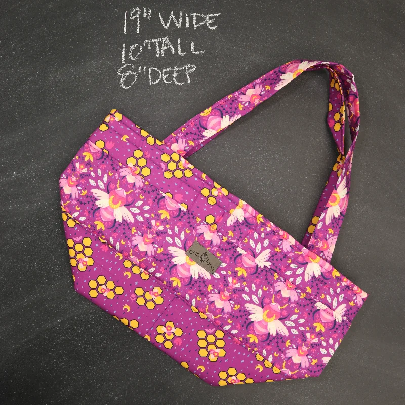  Classic Bags, Exclusive DealsBag Deals Barrel Tote Bag in Fuchsia Bees