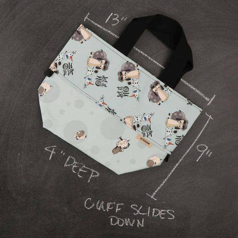 Everyday Handbags At Wallet-Friendly RatesHoliday Gift Bags For Christmas Tote-a-me Collapsing Project Tote Bag in Larry "Let it No" Everyday Handbags At Wallet-Friendly RatesHoliday Gift Bags For Christmas Tote-a-me Collapsing Project Tote Bag in Larry "Let it No"
