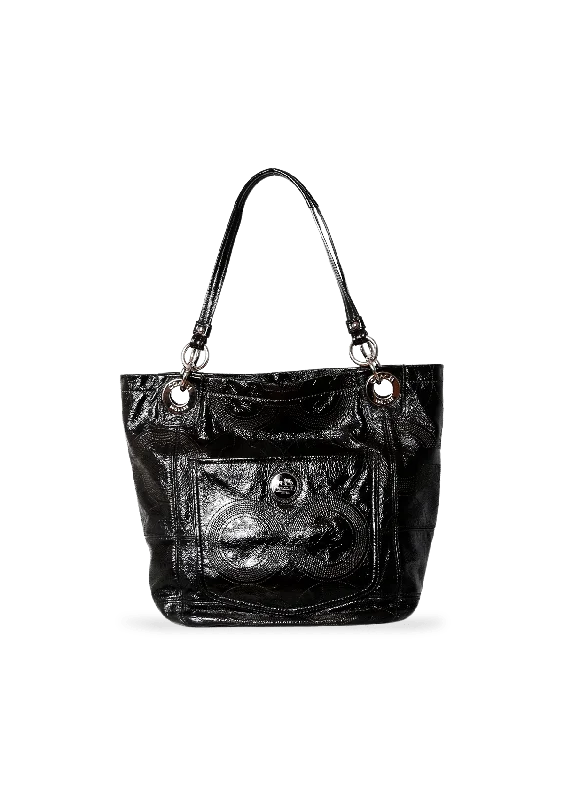  Classic And Modern Handbags Now More AffordableVintage Bags For Retro And Classic Fashion Lovers SIGNATURE PATENT LEATHER TOTE