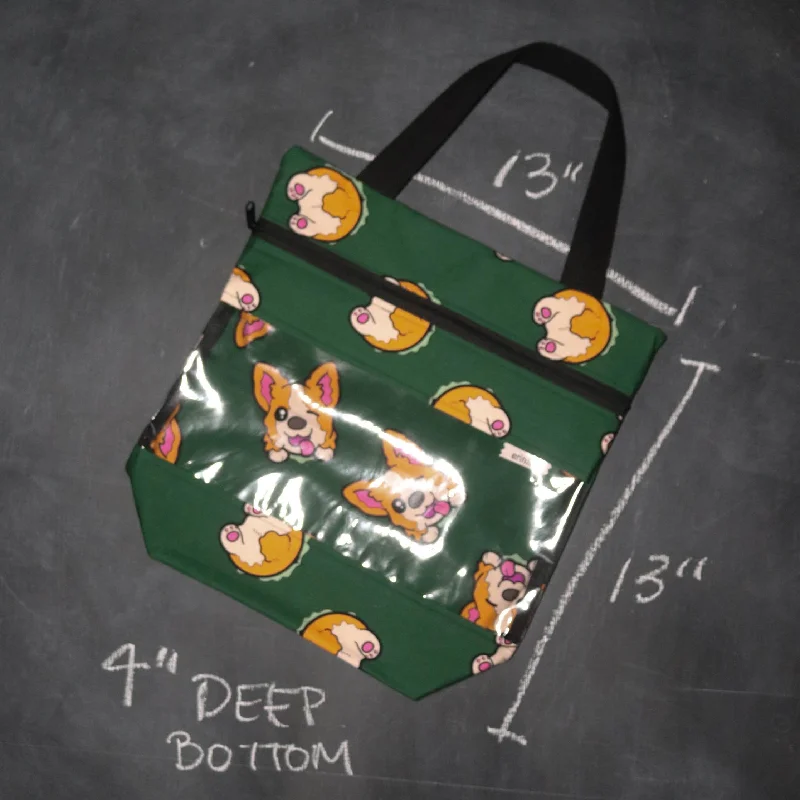 Trendy And Classic Bags Now At Unbeatable DiscountsInspired Bags For Modern Sophistication View Ewe Tote Bag in Corgi Dog Butts