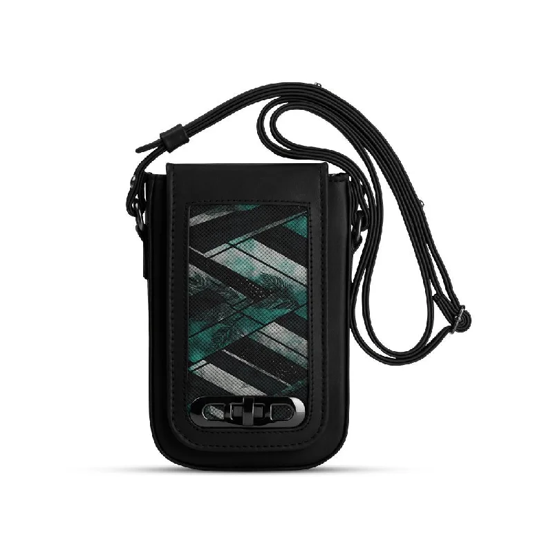  Trendy Handbags, Limited-Time SaleSophisticated Street Style Offers Black Tagged Crossbag Dark Leafs