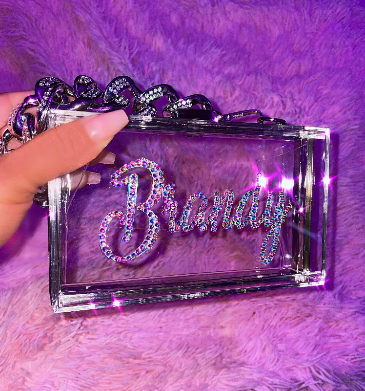  Premium Quality Bags At Affordable PricesMinimalist Fashion Sale Custom Acrylic Name Bag