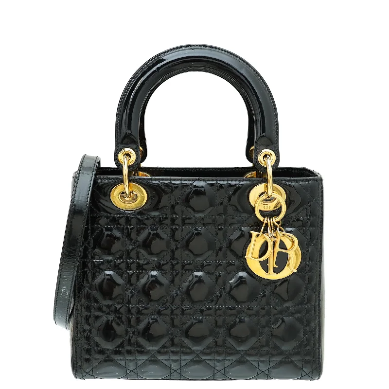  Affordable Elegance, Grab Yours NowBag For Luxury Lovers Christian Dior Black Lady Dior Medium Bag