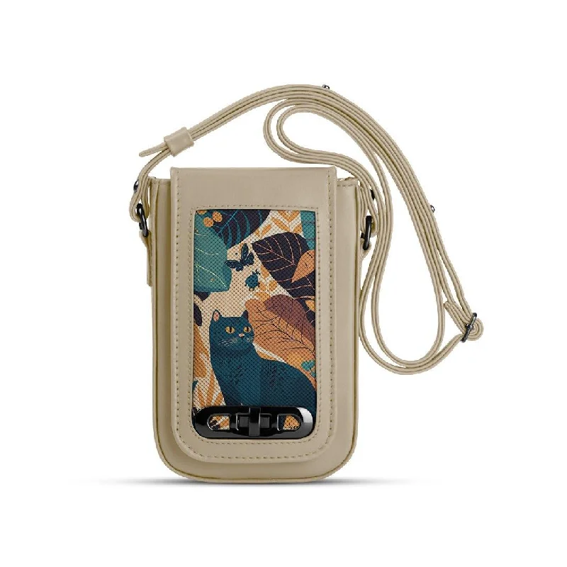  Sleek And Stylish Handbags At Lower PricesBid Farewell To The Old Season Beige Tagged Crossbag Cat