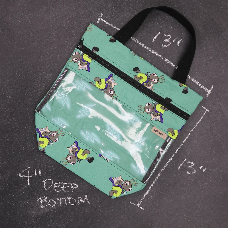  Iconic Fashion Bags At Unbeatable SavingsVintage-Modern Style Offers View Ewe Project Tote in Larry the Lightning Bug