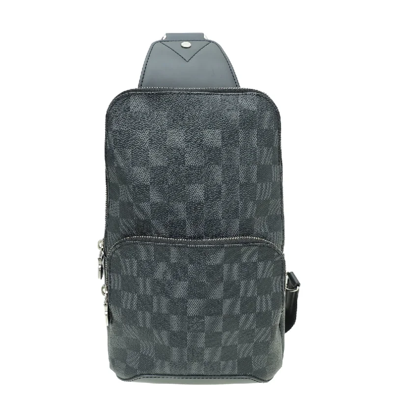  Shoulder Bags, Best Deals TodayMinimalist Fashion Sale Louis Vuitton Bicolor Graphite Avenue Sling NM Bag