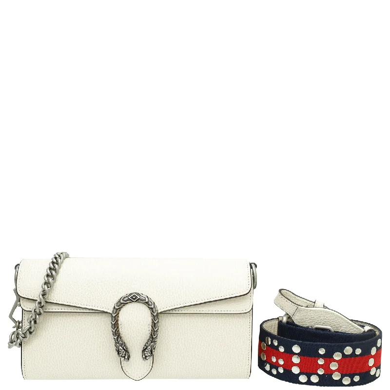  Huge Handbag Markdowns – Update Your Collection NowElegant And On-Sale Evening Bags Gucci White Cream Dionysus Small Shoulder Bag