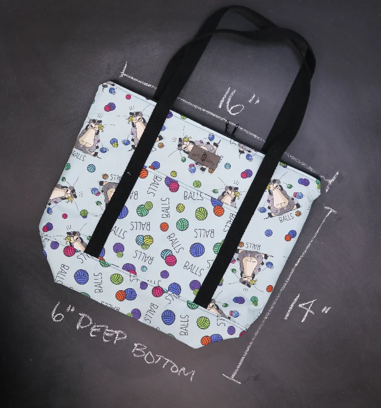  Premium Quality Bags At Affordable PricesLightweight And Functional Bags For Travel And Work Reversible Hither Thither Tote Bag in Larry "Balls"