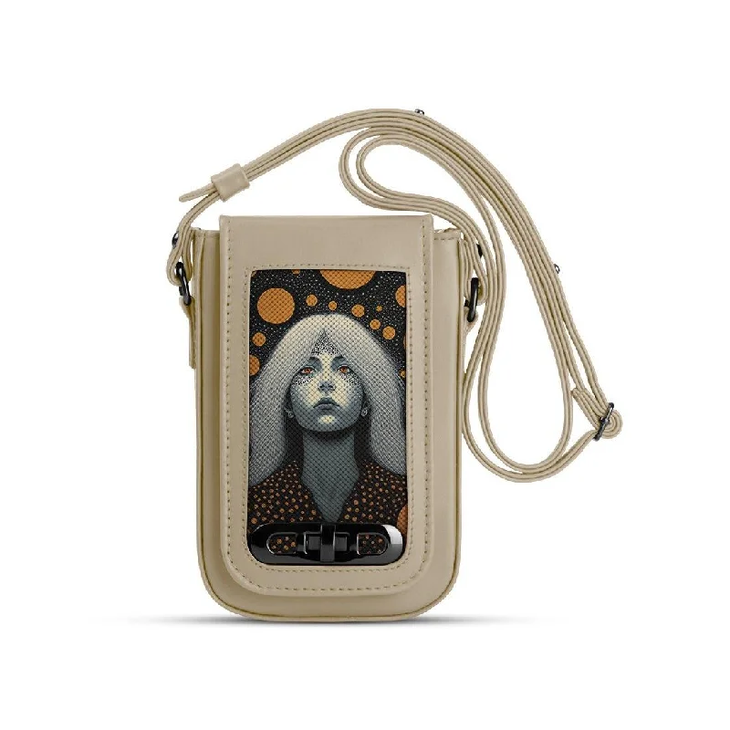  Trendy Purses With Limited-Time OffersHot Deals Beige Tagged Crossbag Queen of the moon