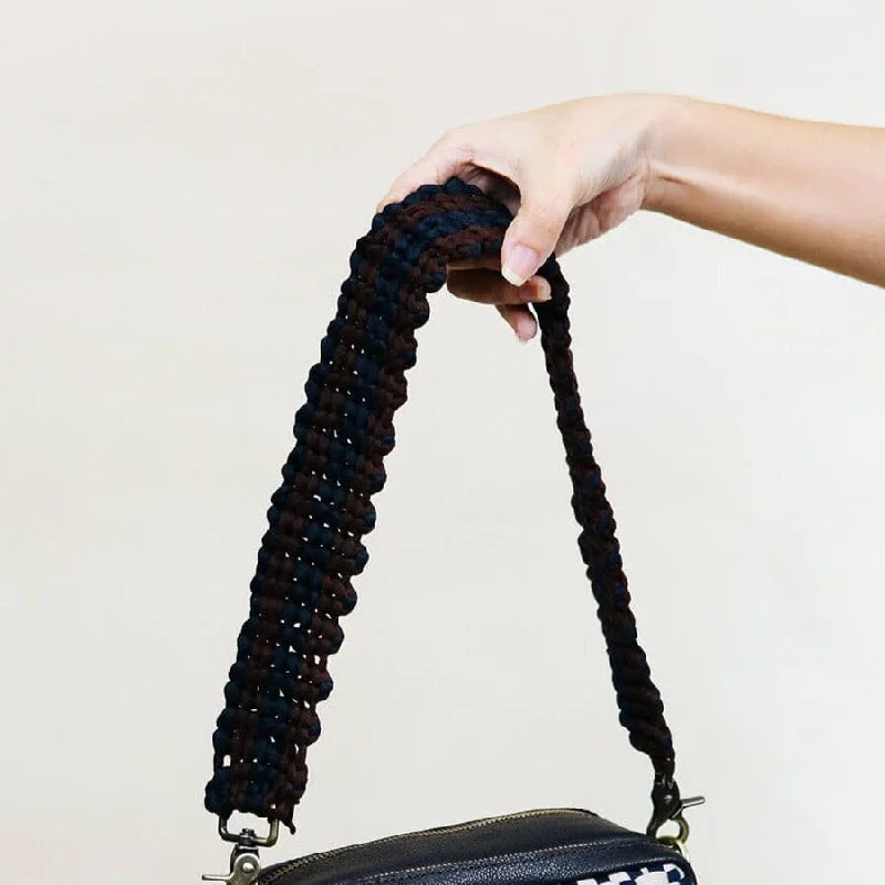  Everyday Bags, Budget-FriendlySeasonal Sale Bags Macrame Strap Brown & Navy