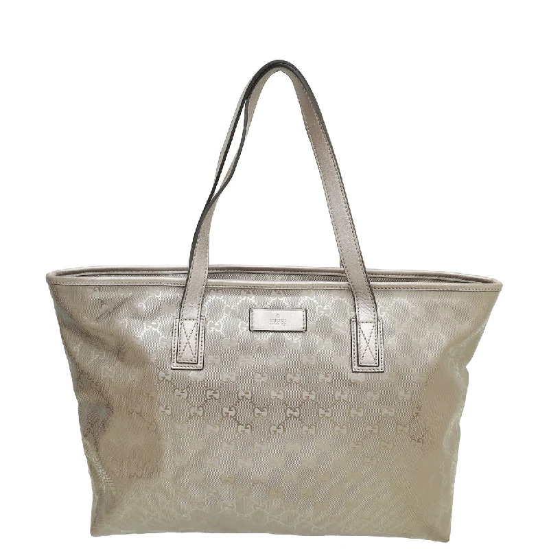 Fashion Bags, Huge SavingsInsane Discount Onslaught Gucci Metallic Pinkish Grey GG Imprime Medium Tote Bag Fashion Bags, Huge SavingsInsane Discount Onslaught Gucci Metallic Pinkish Grey GG Imprime Medium Tote Bag