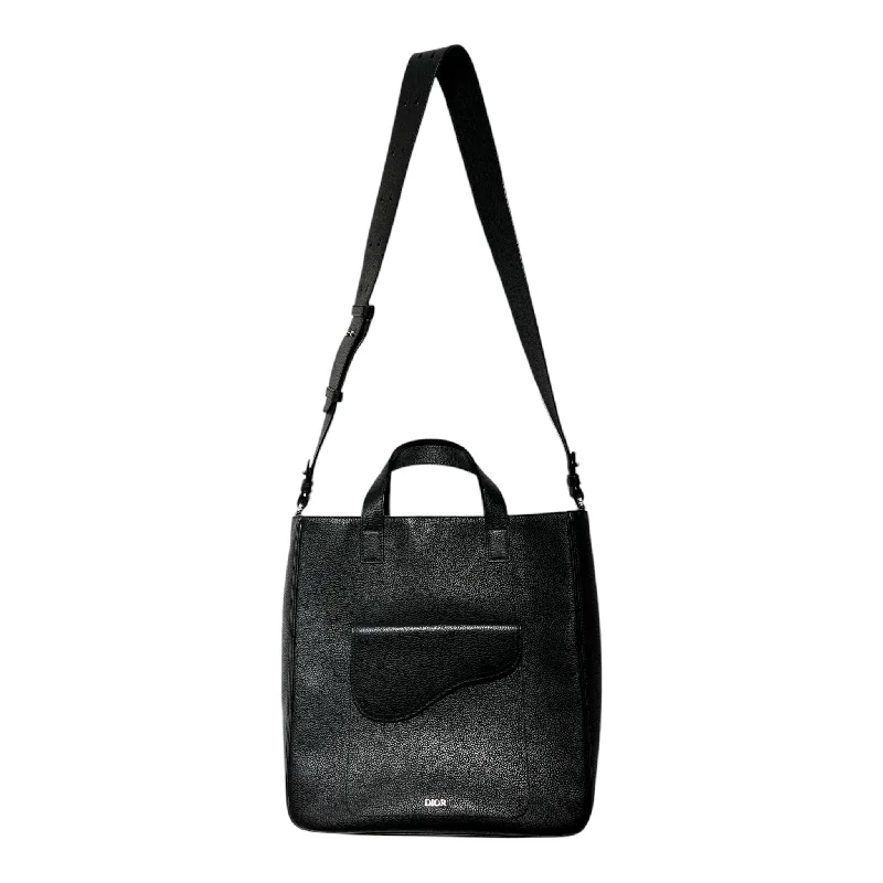  Trendy Backpacks, Huge MarkdownsFlash Sale Now Christian Dior/Tote Bag/Leather/BLK/DIOR SADDLE TOTE