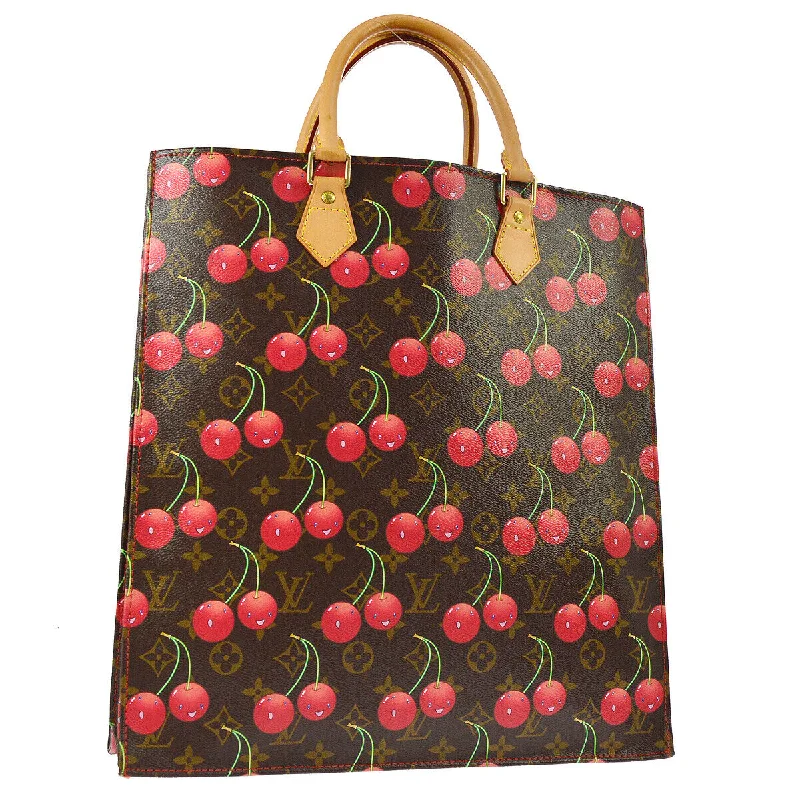  Carry Elegance For LessUnbeatable Deals LOUIS VUITTON SAC PLAT HAND TOTE BAG MONOGRAM CHERRY M95010 VTG WA00614i