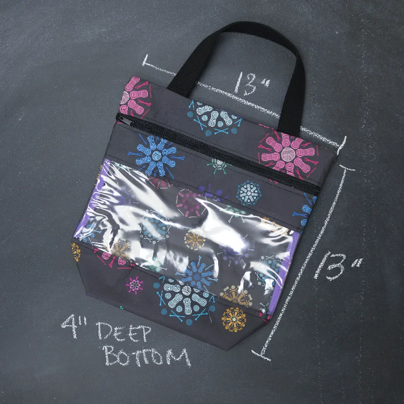  Your Perfect Bag At The Perfect PriceChic Trends Unveiled View Ewe Project Tote Bag in Fiber Fractals