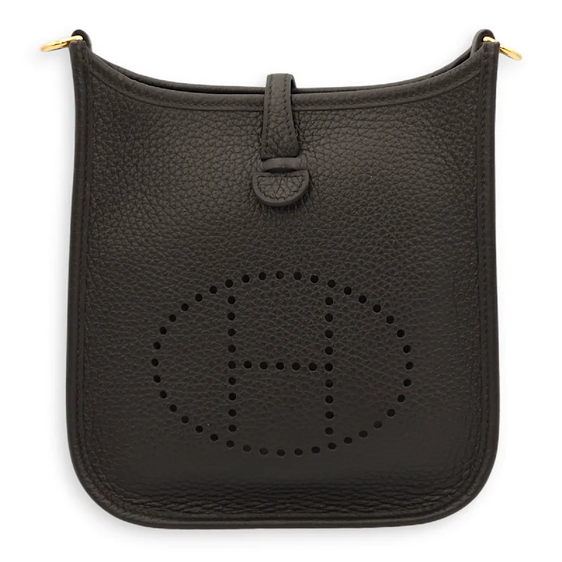  The Ultimate Sale On Must-Have HandbagsSporty Bags For Active And Athletic Lifestyles Evelyne Mini Black in Clemence, Gold hardware