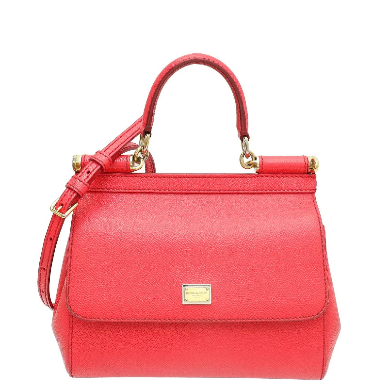Trendy Totes, Shop & SaveSale Event, Prices Rock Dolce & Gabbana Red Dauphine Small Sicily Bag Trendy Totes, Shop & SaveSale Event, Prices Rock Dolce & Gabbana Red Dauphine Small Sicily Bag