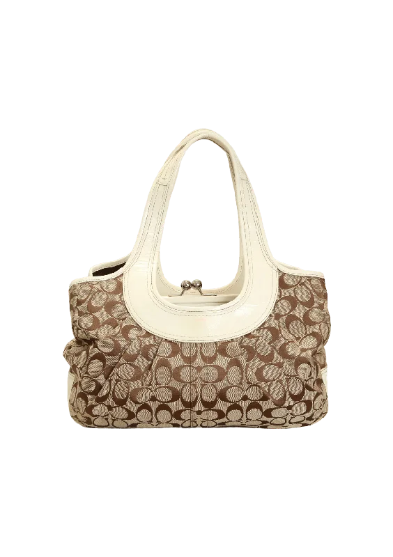  Limited-Stock Handbag Sale For A Stylish LookFunctional Bags For Busy Moms And Dads SIGNATURE KISS LOCK SHOULDER BAG