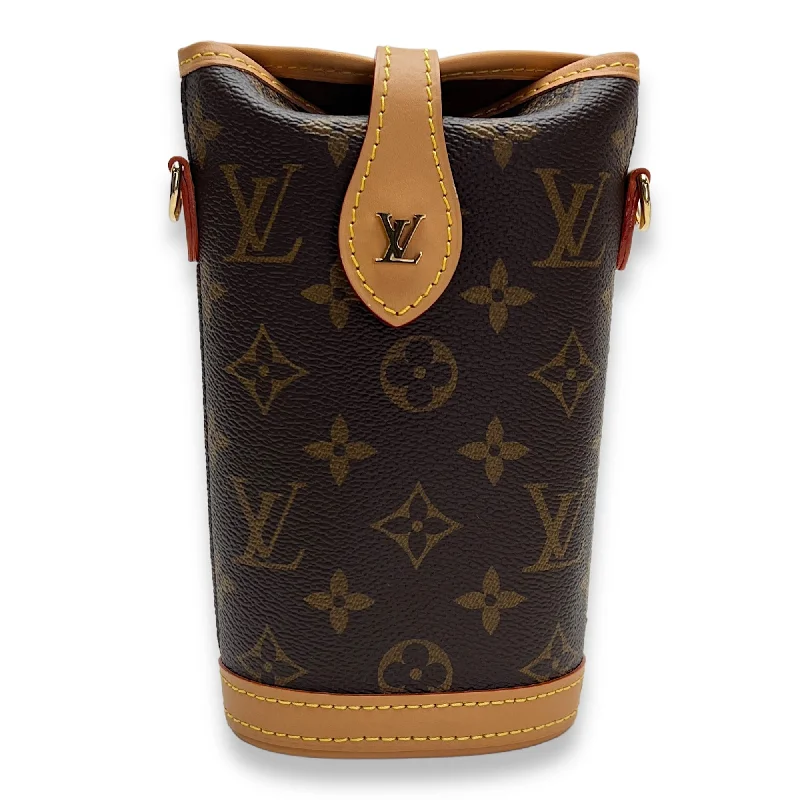  Upgrade Your Look With Our Exclusive Bag DealsFestival Bags For Concerts And Events Fold Me Brown Crossbody Bag in Monogram Coated Canvas, Gold hardware