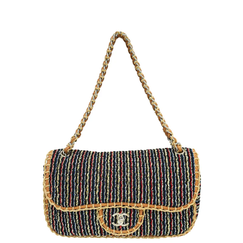  The Perfect Bag Sale For A Seasonal RefreshNew Season Fashion Preview Chanel Bicolor Tweed St. Tropez Flap Bag Large