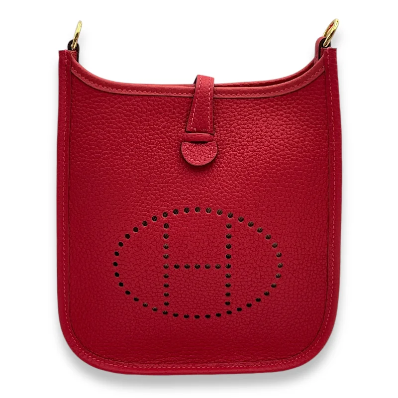  Carry Elegance For Less – Best Bag Deals HereHoliday Glam Evelyne Mini Vermillon in Clemence, Gold hardware