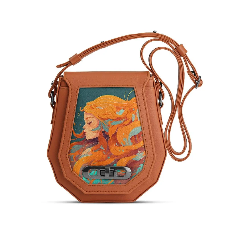  Everyday Handbags At Wallet-Friendly RatesLightweight Bags With Clearance Prices Havana Polygon Crossbags Queen in Orange