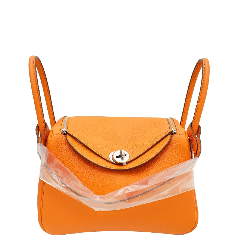  Classic And Modern Handbags Now More AffordableTop Brand Discounts Hermes Orange Lindy 26 Bag