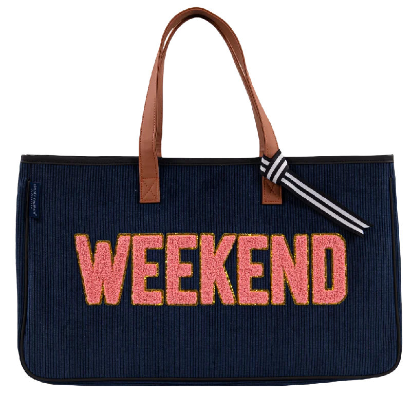 Everyday Handbags At Wallet-Friendly RatesAthleisure Style Sale Simply Southern, Sparkle Letter Tote - WEEKEND Everyday Handbags At Wallet-Friendly RatesAthleisure Style Sale Simply Southern, Sparkle Letter Tote - WEEKEND