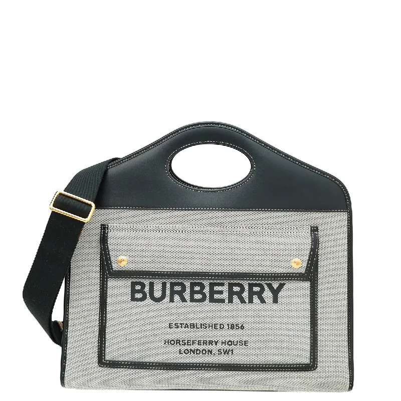  The Bag Sale You've Been Waiting For Is HereCompact Bags For Minimalist Travelers Burberry Bicolor Pocket Tote Medium Bag