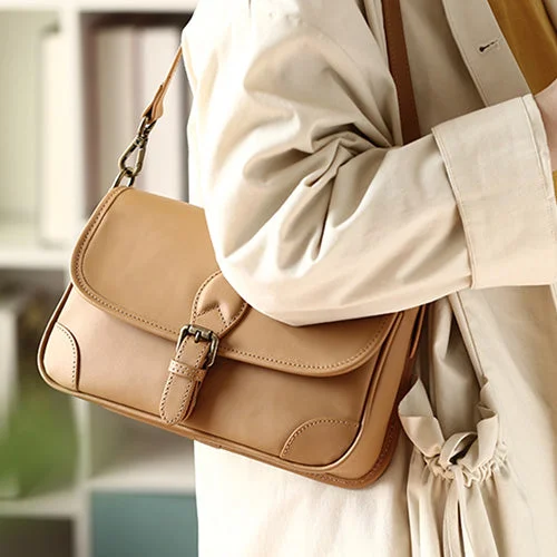  Premium Bags At Special PricesCozy Comfort Style Sale Baguette Bag With Buckle Leather Satchel For Women