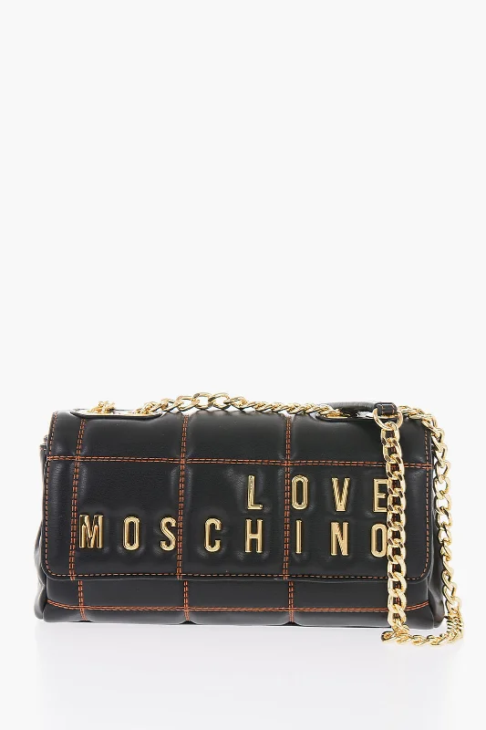  Timeless Handbags At Reduced PricesLimited Edition Moschino Love Quilted Faux Leather Bag With Chain Shoulder Strap