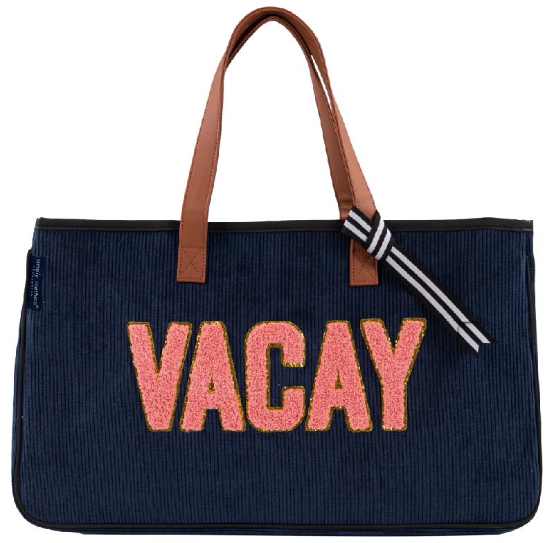Luxury Totes, Affordable PricesLuxury Fashion Discounts Simply Southern, Sparkle Letter Tote - VACAY Luxury Totes, Affordable PricesLuxury Fashion Discounts Simply Southern, Sparkle Letter Tote - VACAY