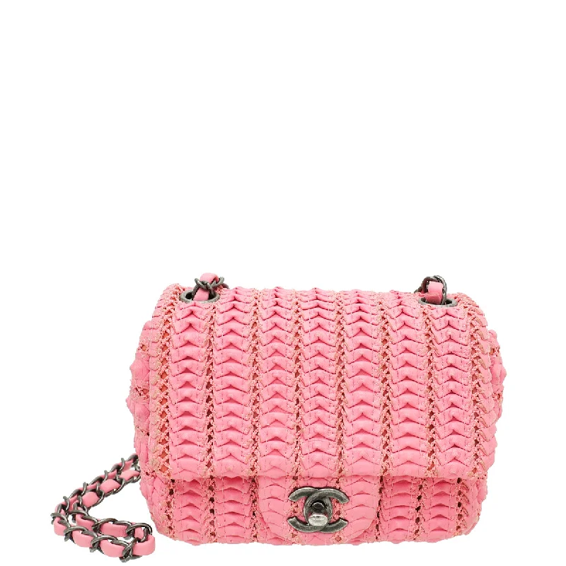 Your Perfect Bag At The Perfect PriceLuxurious But Budget-Friendly Bags Chanel Pink CC Paris Seoul Crochet Mini Square Bag Your Perfect Bag At The Perfect PriceLuxurious But Budget-Friendly Bags Chanel Pink CC Paris Seoul Crochet Mini Square Bag