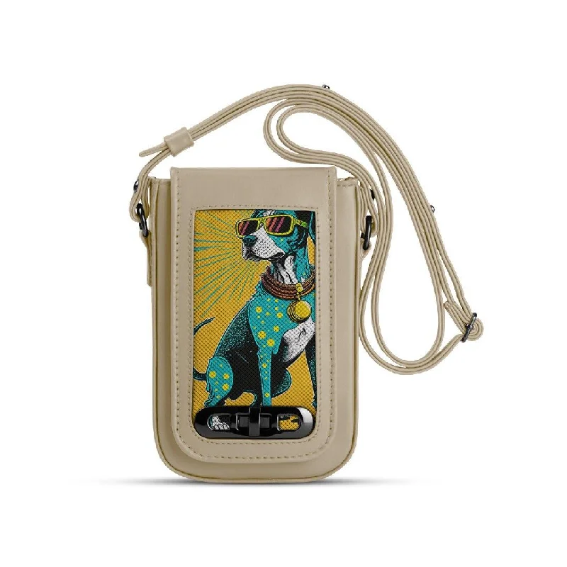  Don't Miss Out – Handbag DiscountsQuick Grab Deals Beige Tagged Crossbag Stylish Dog