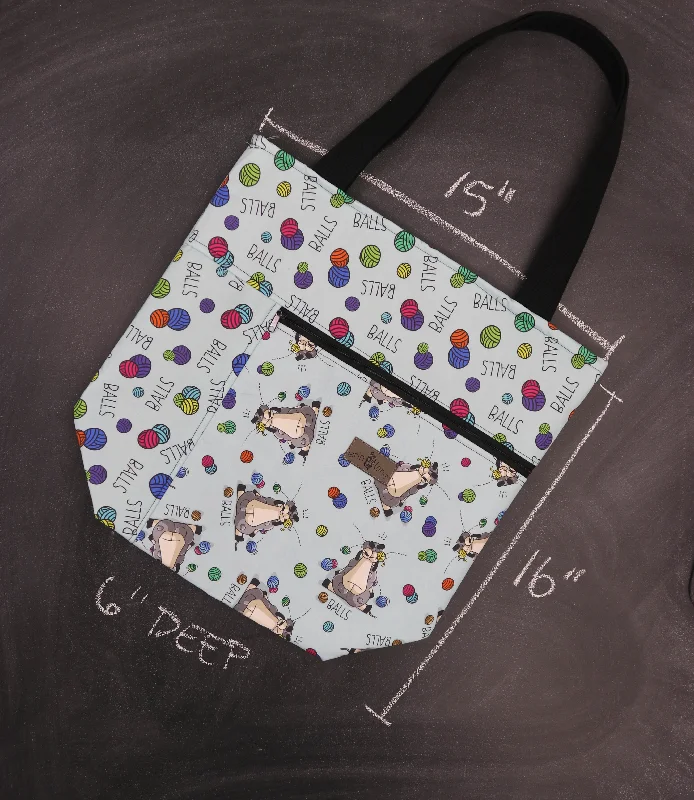  Luxury Handbags At Budget-Friendly RatesTrendy Pulse Worth Doing Library Style Tote in Larry "Balls."