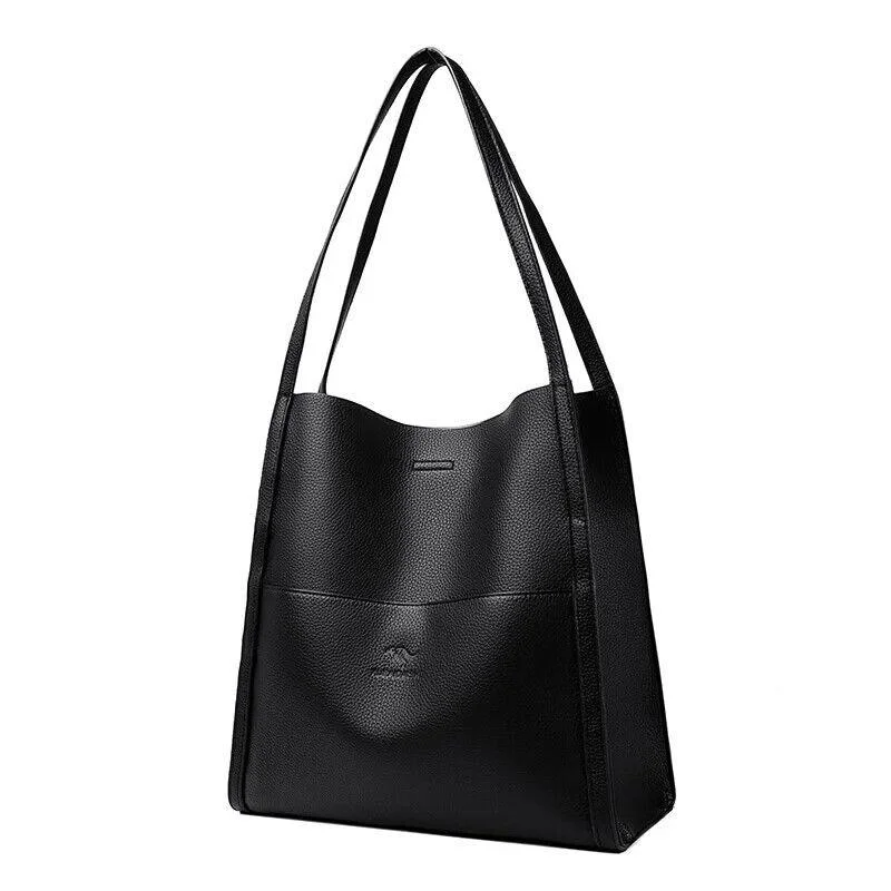  Chic Bags, Shop Now & SaveDon't Miss Out Large Tote Handbags Women's Genuine Leather Zipper Snap Double Handles Purses