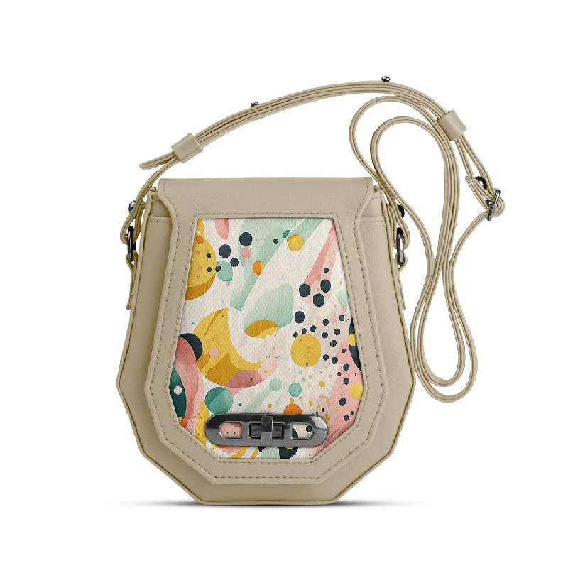  Everyday Handbags At Wallet-Friendly RatesFlash Sale Starts Beige Polygon Crossbags Dots