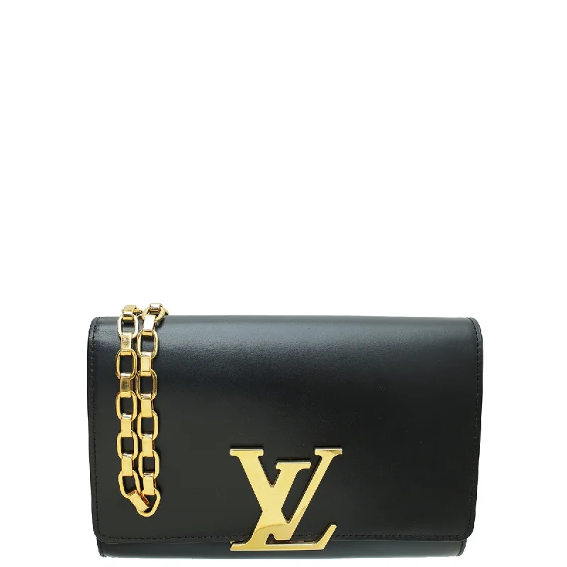 Affordable Elegance, Grab Yours NowTrendy Styles Louis Vuitton Black Chain Louise GM Bag Affordable Elegance, Grab Yours NowTrendy Styles Louis Vuitton Black Chain Louise GM Bag