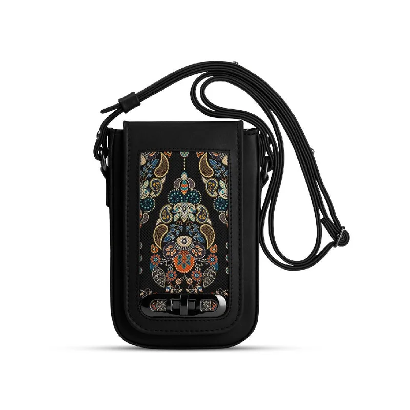  Affordable Elegance, Grab Yours NowFashionable Comfort Promotions Black Tagged Crossbag Agy