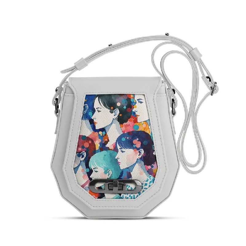  Limited-Time Sale On Trendy Handbags – Don't Miss OutUnleash Your Style White Polygon Crossbags Women