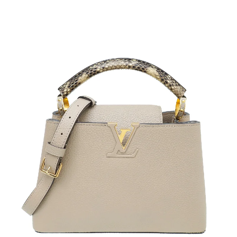  Your Perfect Bag At The Perfect PriceVintage Bags For Retro And Classic Fashion Lovers Louis Vuitton Galet Python Handle Capucines BB Bag