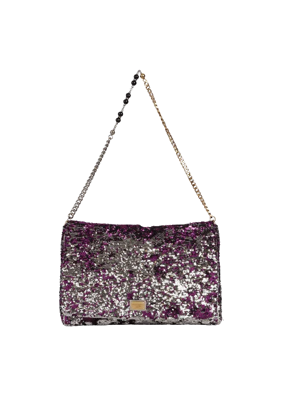  Fashionable Handbags, Limited-Time DealsCustomizable Bags For Personalized Style SEQUINS CHAIN-LINK BAG