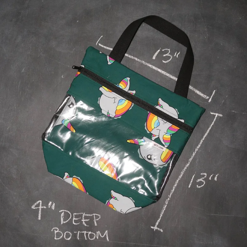  Affordable Luxury – Exclusive Savings On Premium BagsBags For Outdoor Adventures View Ewe Tote Bag in Rainbow Narwhal Butts