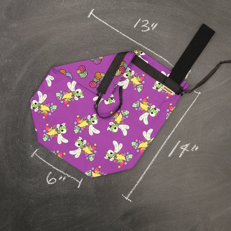  Timeless Handbags Now At Special DiscountsLimited Stock Sweater Project Bag in Drew the Dragonfly