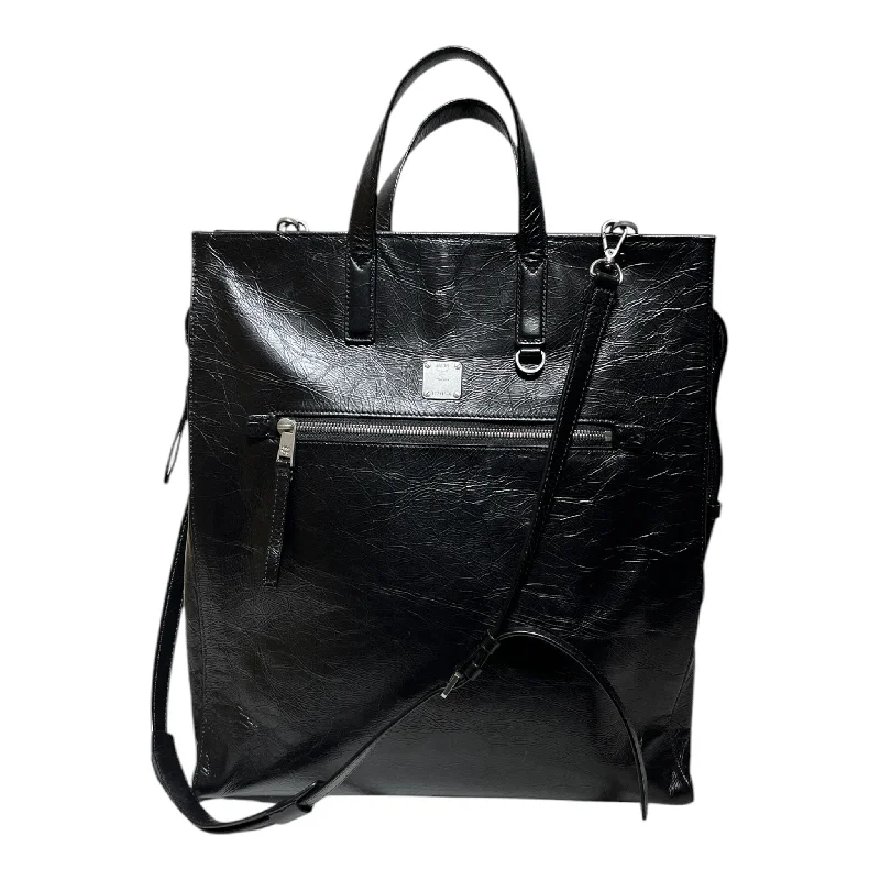  High-Fashion Handbags At Reduced CostsFlirty Fashion Discounts MCM/Tote Bag/Leather/BLK/KLASSIK CRUSHED LEATHER TOTE
