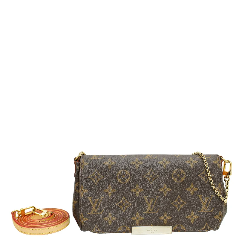  High-Fashion Handbags At Reduced CostsLimited Stock, Big Discounts Louis Vuitton Brown Monogram Favorite PM Bag