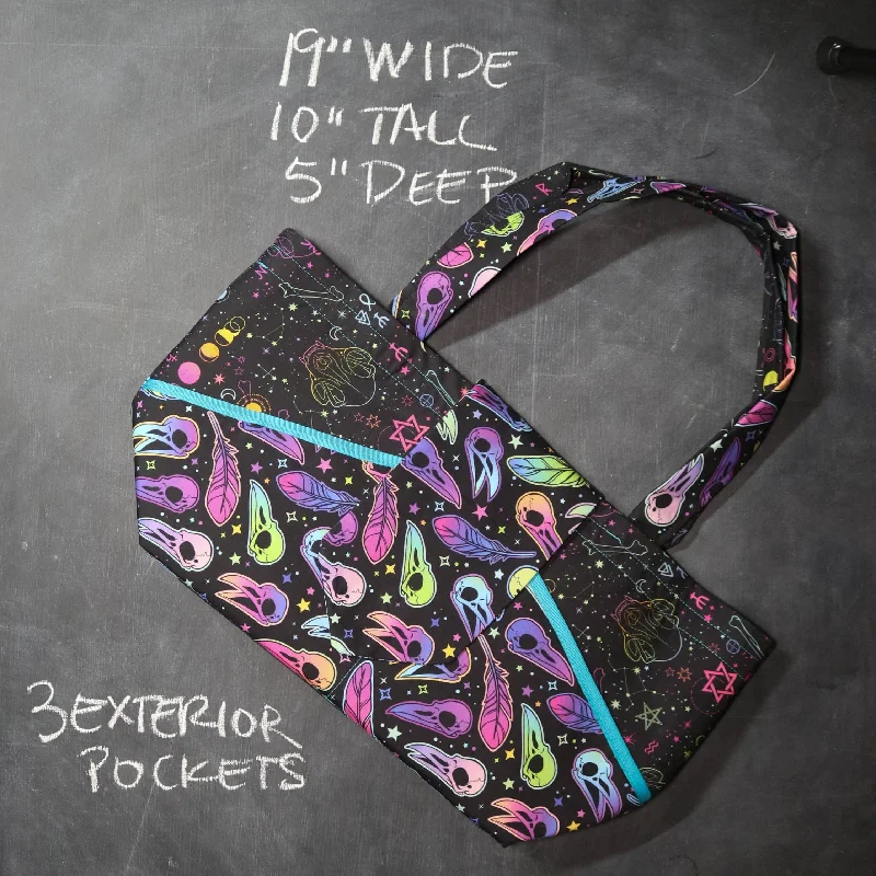  The Handbag Sale You've Been Waiting ForVintage-Inspired Ewesful Tote Bag in Neon Alchemy