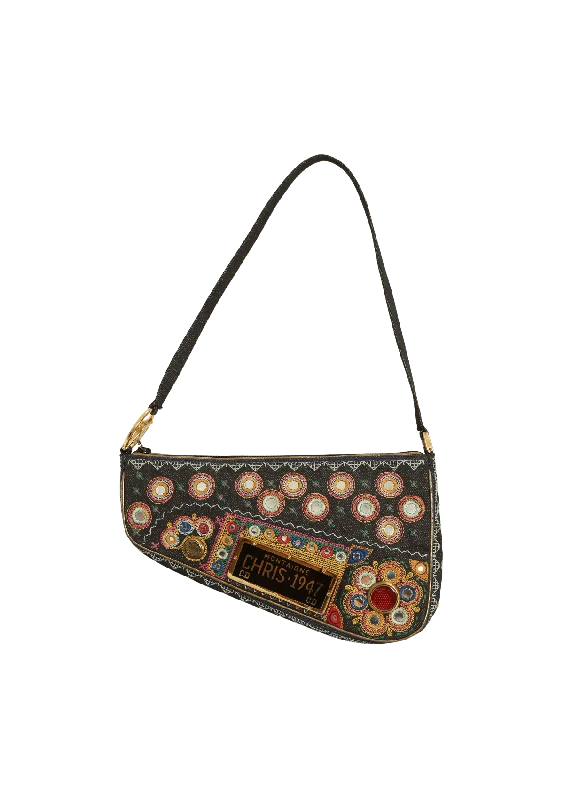  Iconic Handbags At Budget-Friendly PricesLightweight Bags With Clearance Prices 1947 MONTAIGNE CHRIS LICENSE PLATE SADDLE BAG